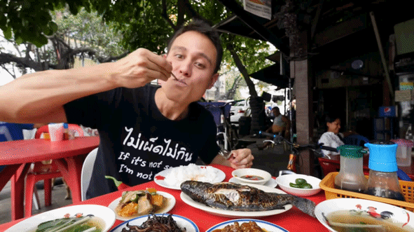 If the food is good, which one is most likely to be your reaction?