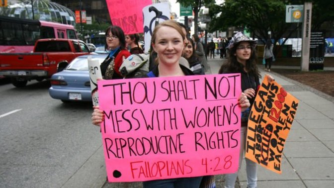 Should men ever have a say in a woman's reproductive healthcare choices when women have no say in theirs?