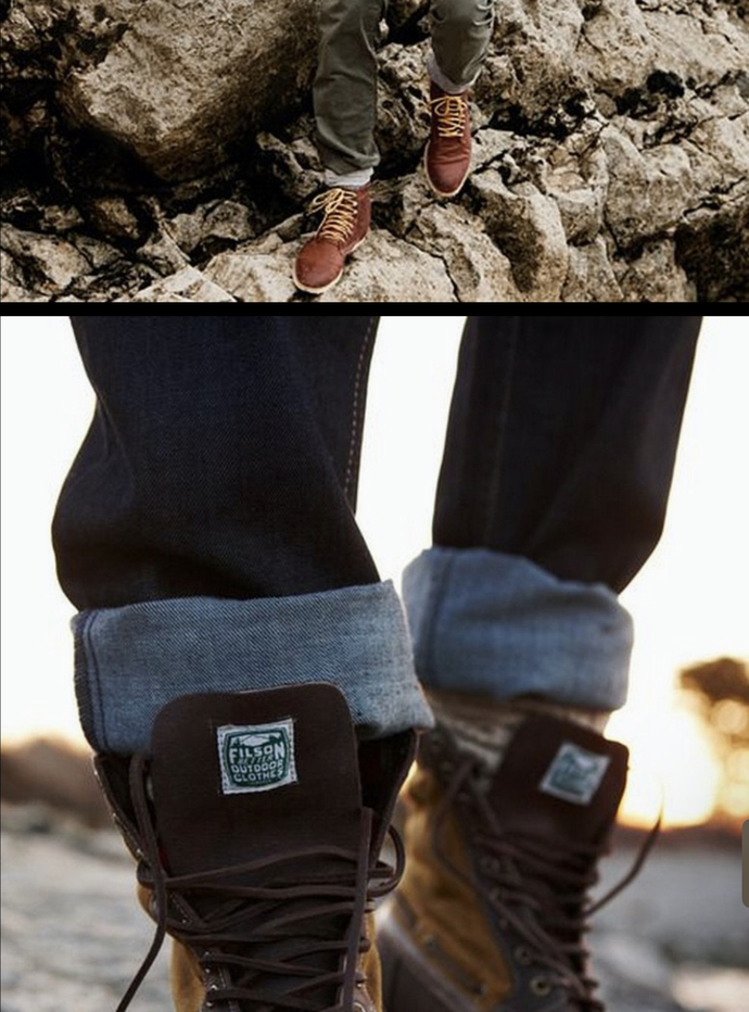 Is rolling up your pants leg now the style?