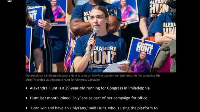 Can an Only Fans girl get elected to Congress?