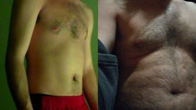 How much weight does it looked like I gained?