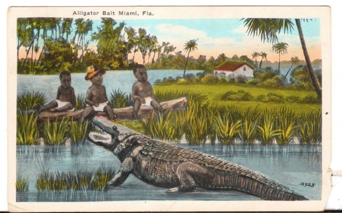 Were black children really used as alligator bait in the American South?
