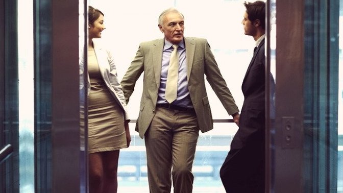 Two men walked into an elevator with a beautiful woman. On the way out Which man pressed the hold door open button & let the woman pass through first?