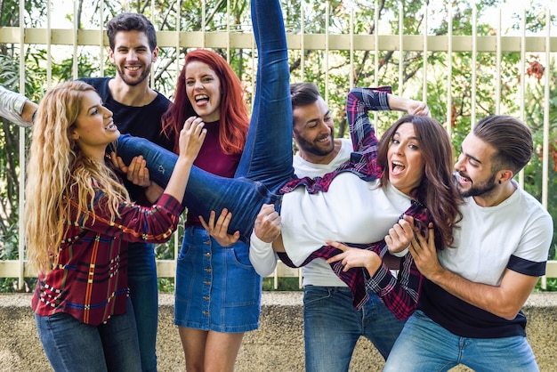 Who gets held up in a friend hold?