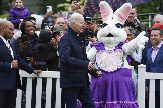Do you find it troubling that the most powerful man on Earth takes orders from the Easter Bunny?
