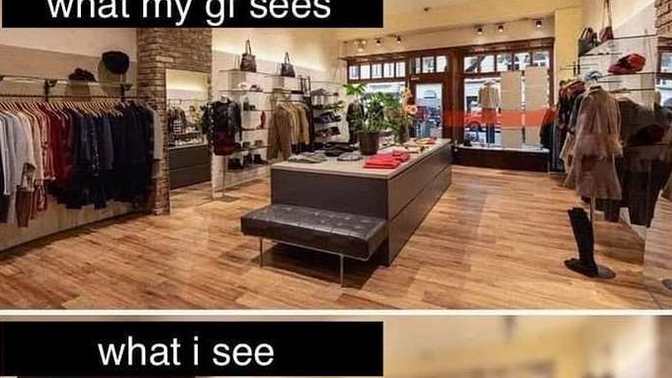 Does your boyfriend actually like shopping with you or does he hate going to malls and such?