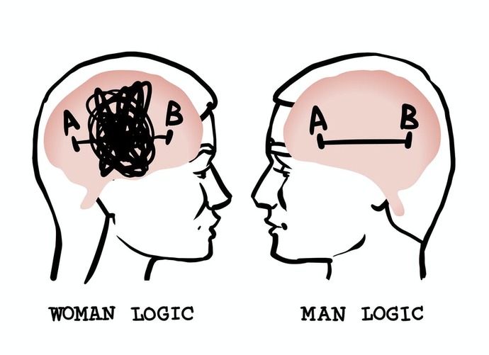 How does the male mind work?