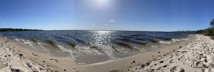 Found a private beach in the middle of the forest.๐ Would you relax here?