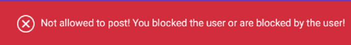 Would you warn a person you were talking to ahead of time before you block them?