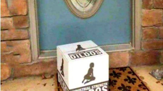 Where does the postman leave your parcels?