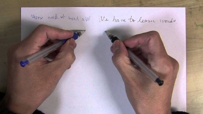How is your handwriting with your non-dominant hand?