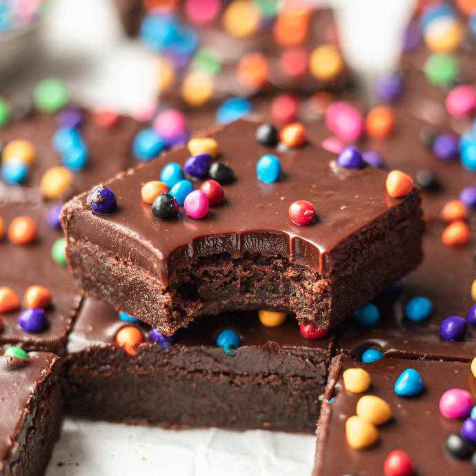 Brownies with chocolate chips or m&ms?