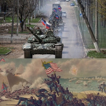 Do you think the invasion of Ukraine is basically a civil war because it’s used to be part of Russia?