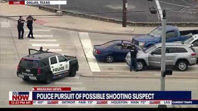 If you saw a police chase in your rearview mirror, would you?