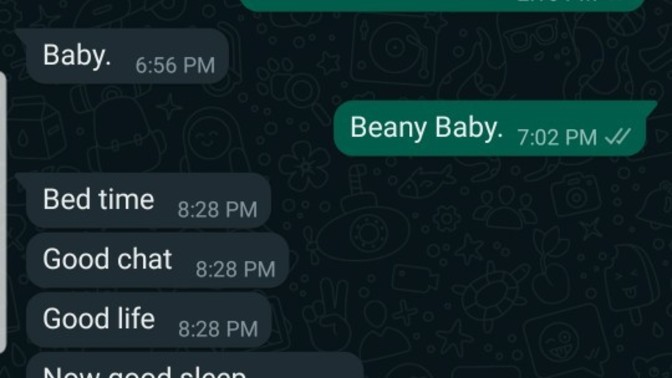 This is all my boyfriend texted me before he went to sleep. Is he bread crumbing me?
