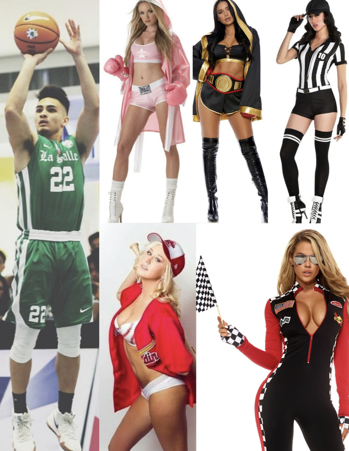 He’d wear that and I’d wear one of these