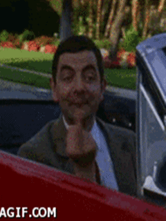 If someone uses the middle finger on you is that too much for you to handle too?