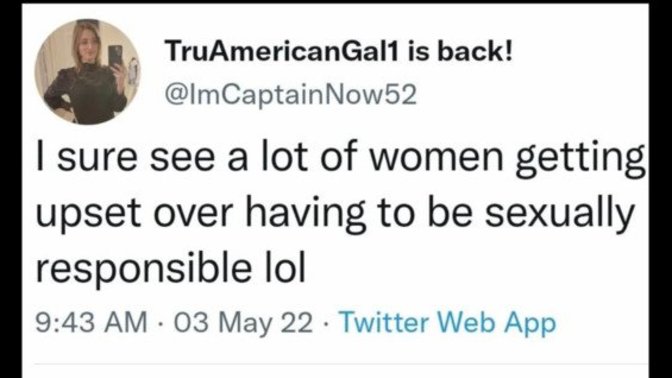 Do you agree with her in regards to the recent Roe V. Wade overturning news?