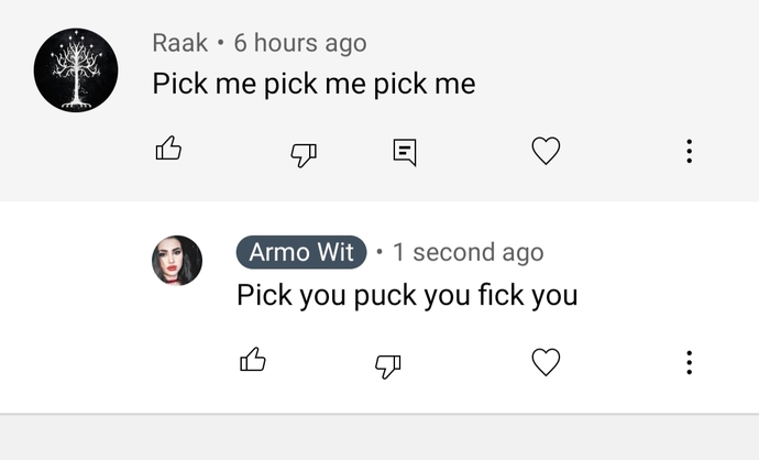 What does pick me mean?