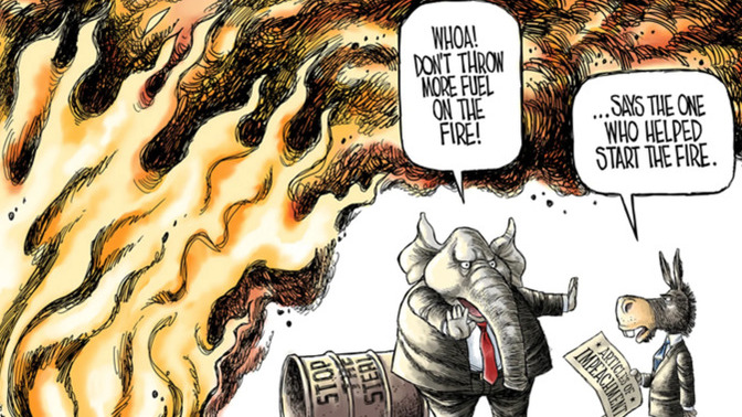 How would you react if you heard someone say that the right are hypocrites?