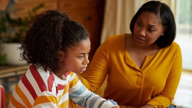Girls, are you comfortable with talking to your mom and dad about personal topics or asking them personal questions ?