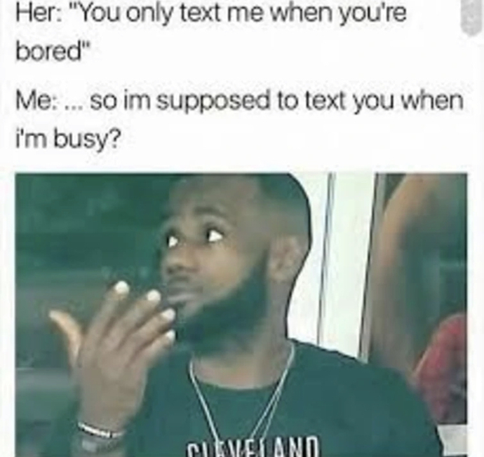 Dating. Is that what it's come to?