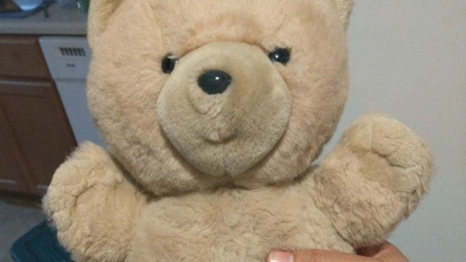 Did you have a teddy bear when you were a baby?