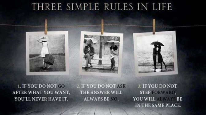 What are the rules of your life?