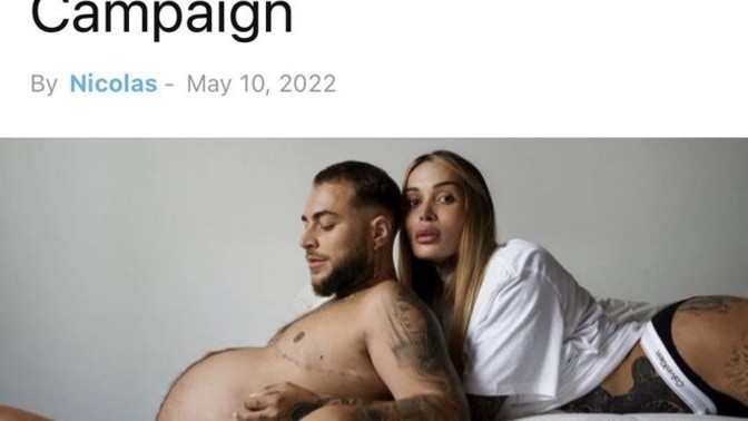 What do you think about Calvin Klein using a pregnant trans man in one of their ads?