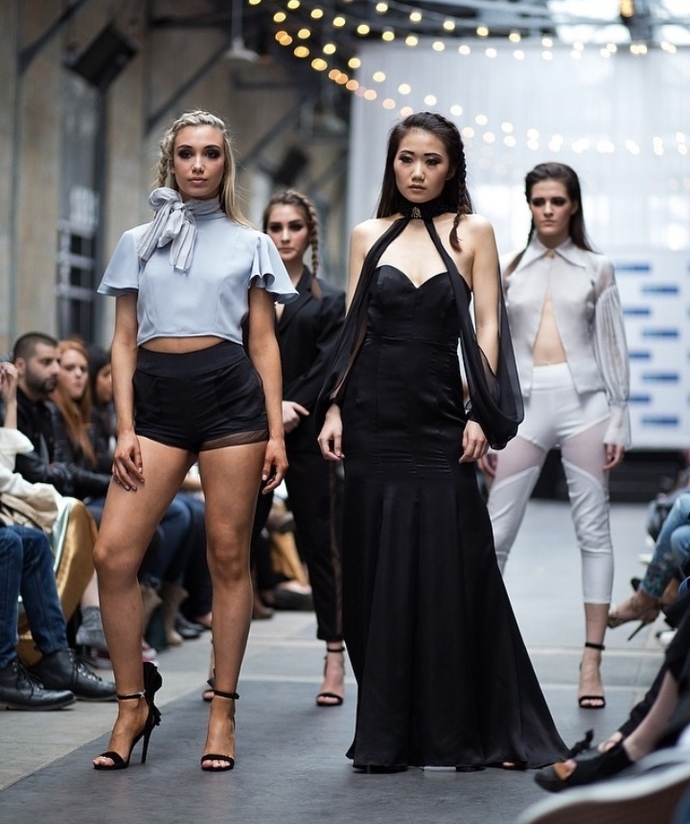 One of the fashion shows I was in!