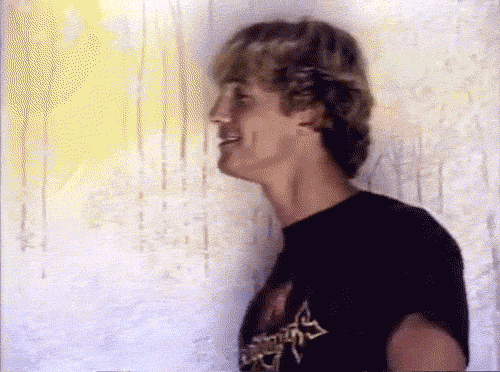 Young Matthew McConaughey (I loved his sparkling eyes, masculinity and attitude)