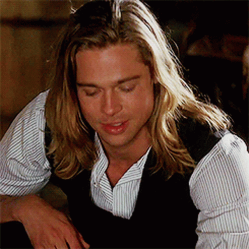 Young Brad Pitt (He looked like an angel)