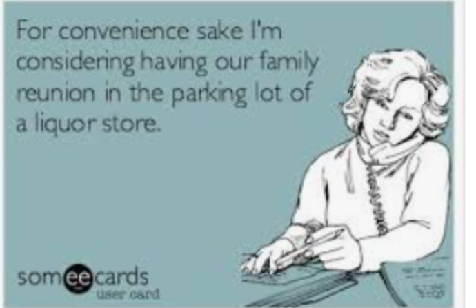 Does your family do family reunions?