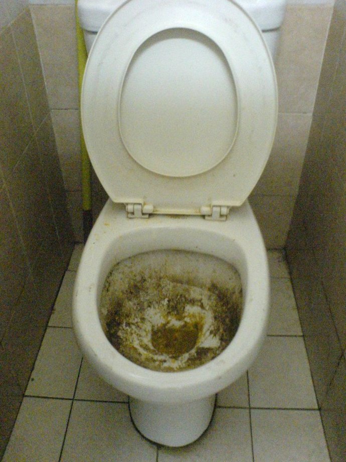 How do you CLEAN the TOILET?