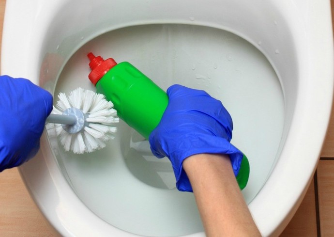 How do you CLEAN the TOILET?