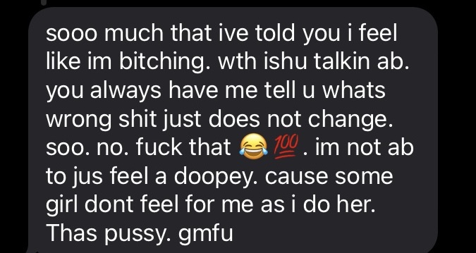 What are your thoughts on these text messages?