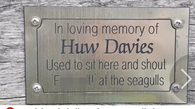What would your memorial bench say?