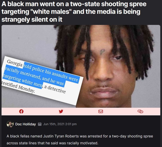 Crazy dude shoots and kills black and white people and it is called a hate crime , was it or just a crazy dude?