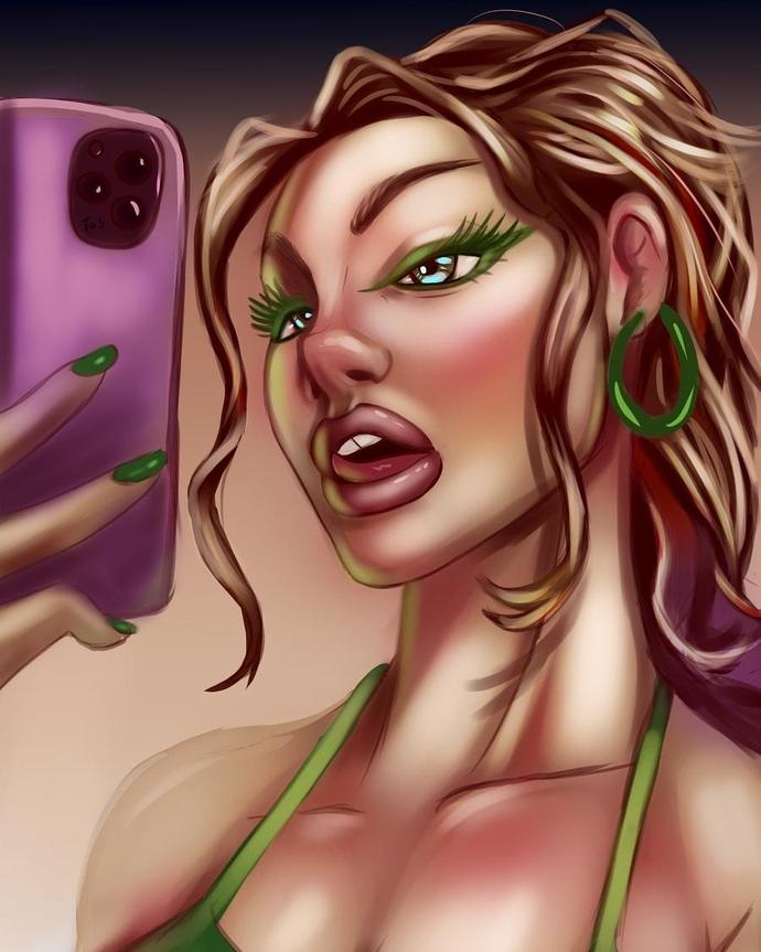 painting I did on PC