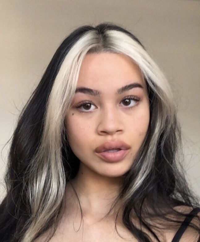 Thoughts on partly silver dyed hair?