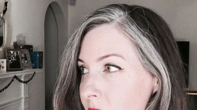Thoughts on partly silver dyed hair?