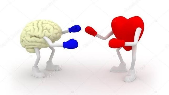 Which one wins, the mind or the heart?
