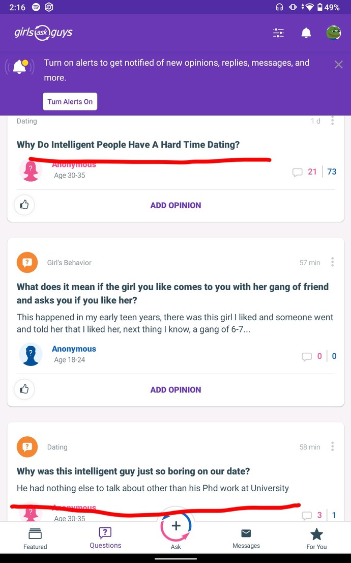 Why was this intelligent guy just so boring on our date?