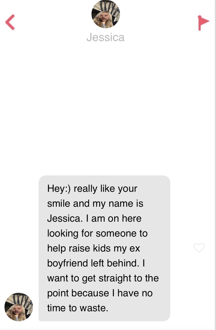 I finally got a tinder match that seems very interested in me while everyone else ghosted me. Should I give her a chance?