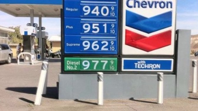 A gas station in Washington has converted their gas pumps to register double digit gasoline. Do you think it will really happen?