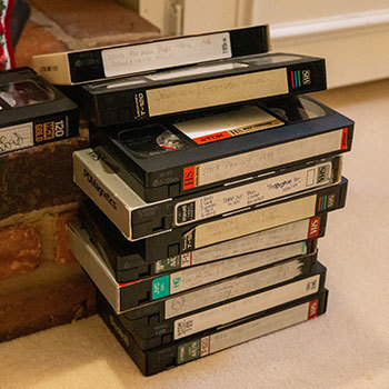You find tapes with names on them, do you watch them or not?