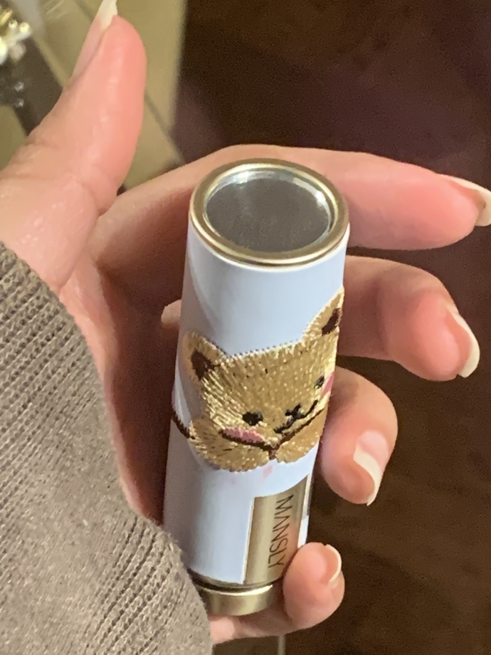 Isn’t this the cutest lipstick that you’ve ever seen or have you seen cuter? Also what lipstick shade/color is this?