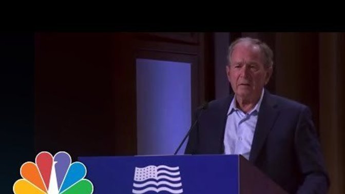 Was this a Freudian Slip - or a Bushism Truth which came out 20+ years later?