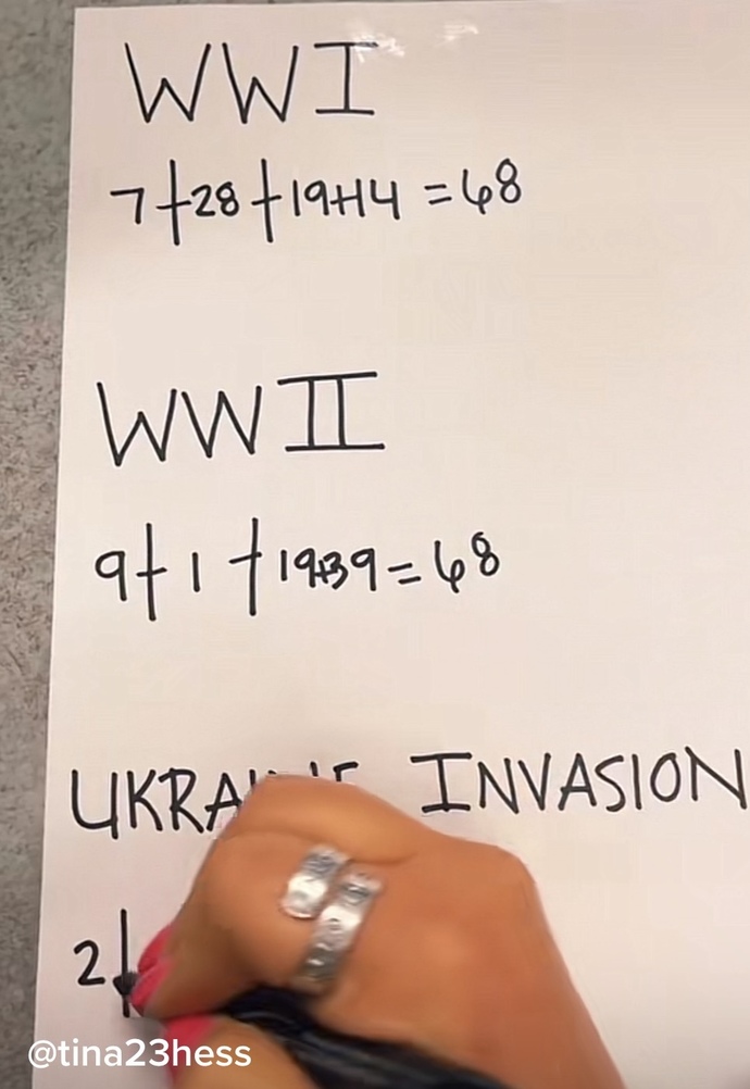 Isn’t this an odd pattern of the wars?