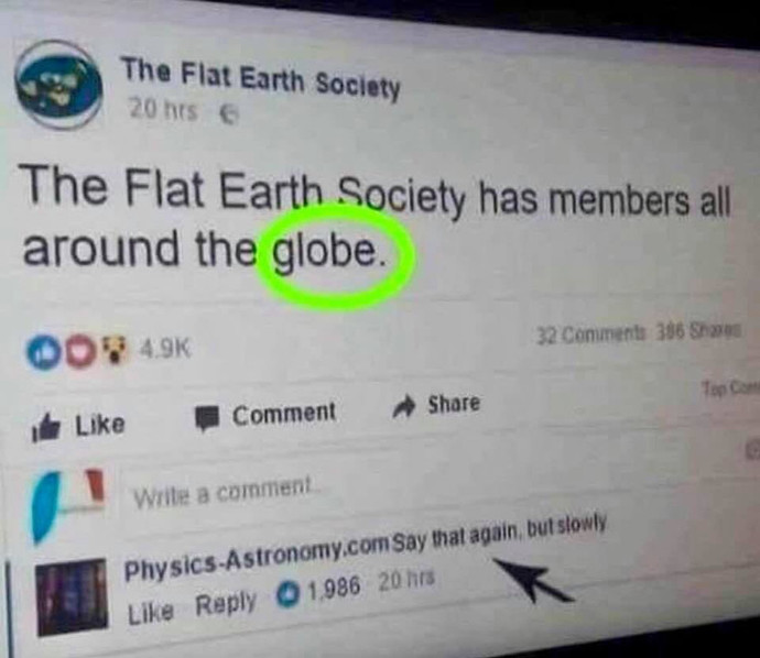 The Flat-Earth Hypothesis. Why Do People Still Believe in Such Obvious Nonsense?